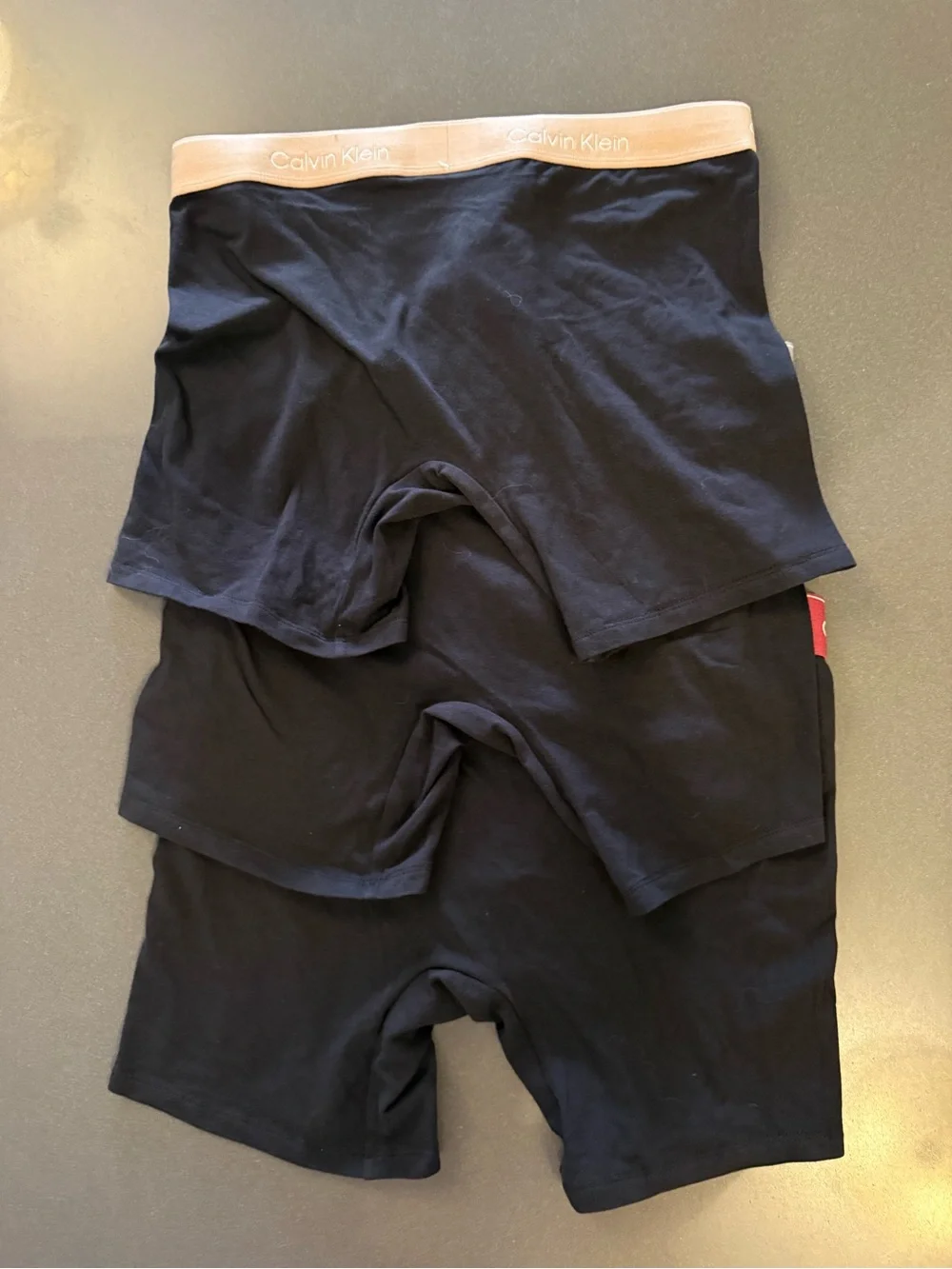 New Calvin Klein Men’s Black Boxer Briefs - 3-Pack. Cotton.